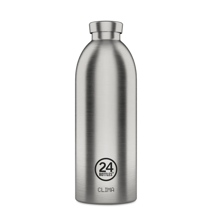 CLIMA BOTTLE 850ML BRUSHED STEEL- 24 BOTTLES