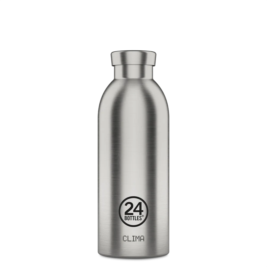 CLIMA BOTTLE 500ML BRUSHED STEEL- 24 BOTTLES