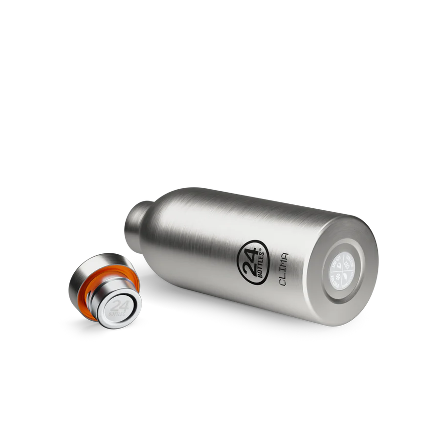 CLIMA BOTTLE 500ML BRUSHED STEEL- 24 BOTTLES
