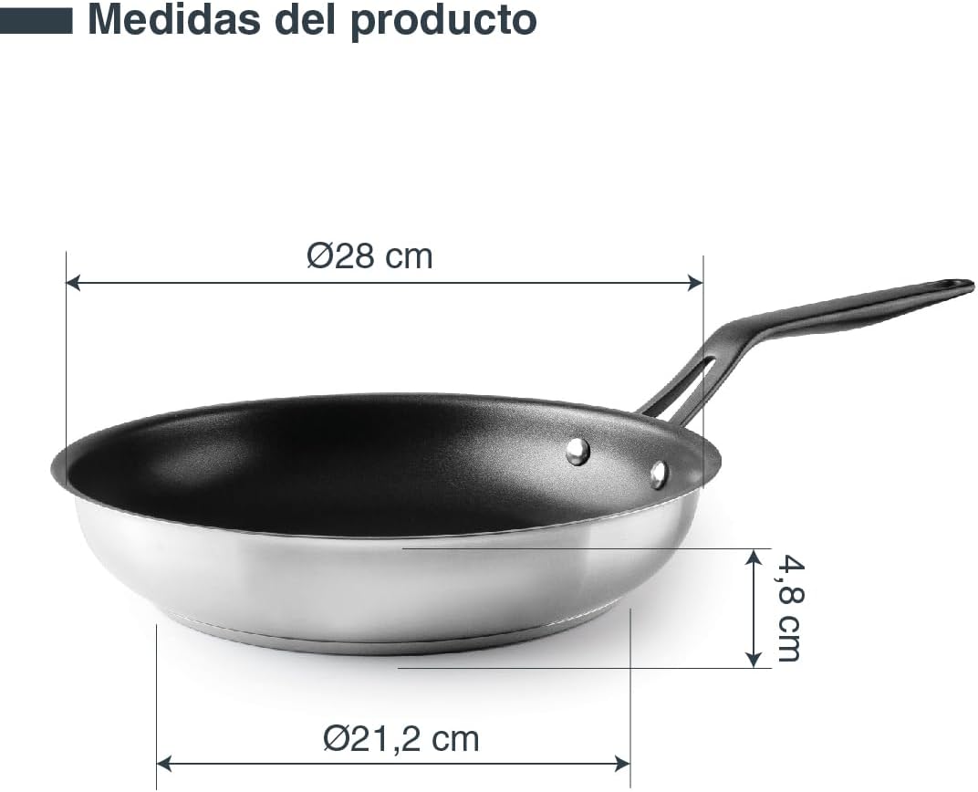 POELE ORIGIN ANTI-ADHESIVE 28 CM - LACOR