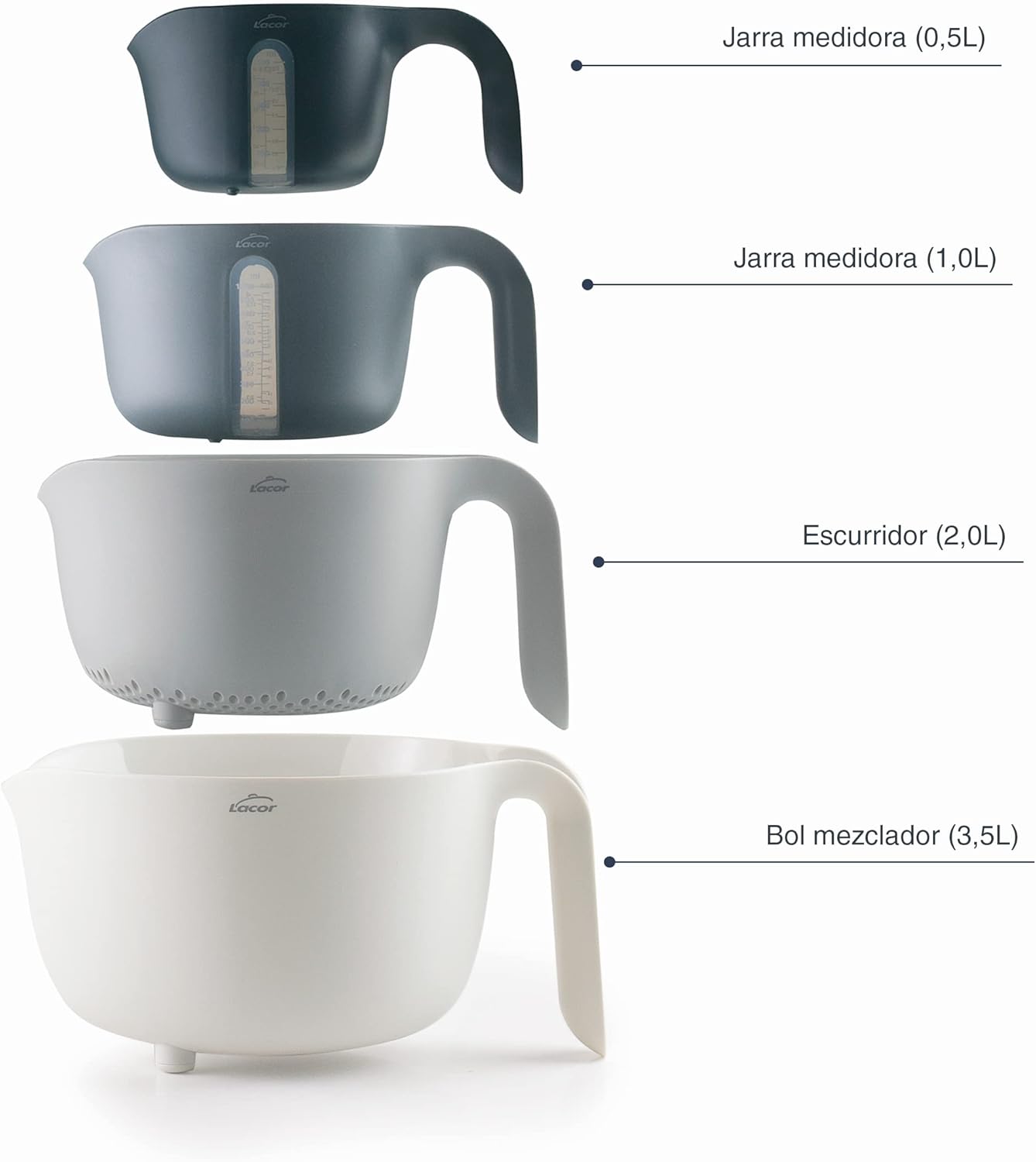 SET DE 4 BOLS - LACOR