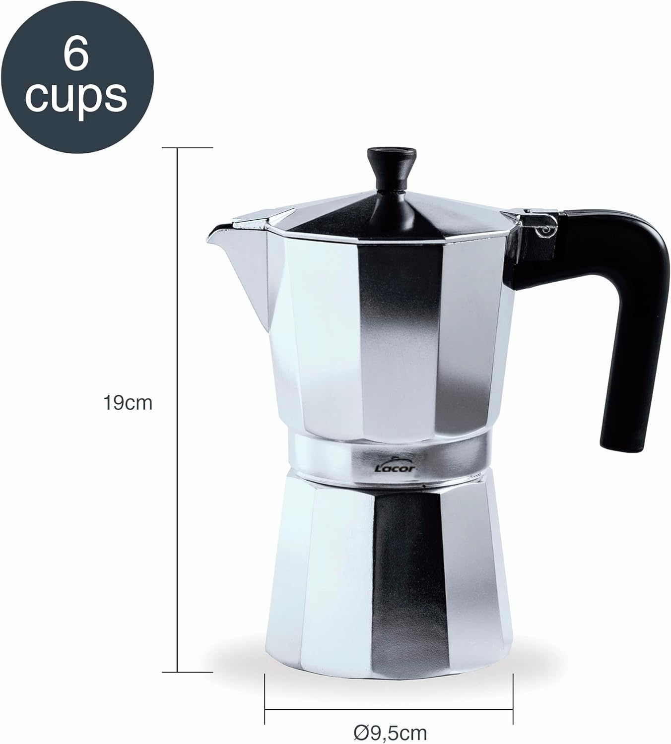CAFETIERE EXPRESS TURIN 6 TASSES- LACOR