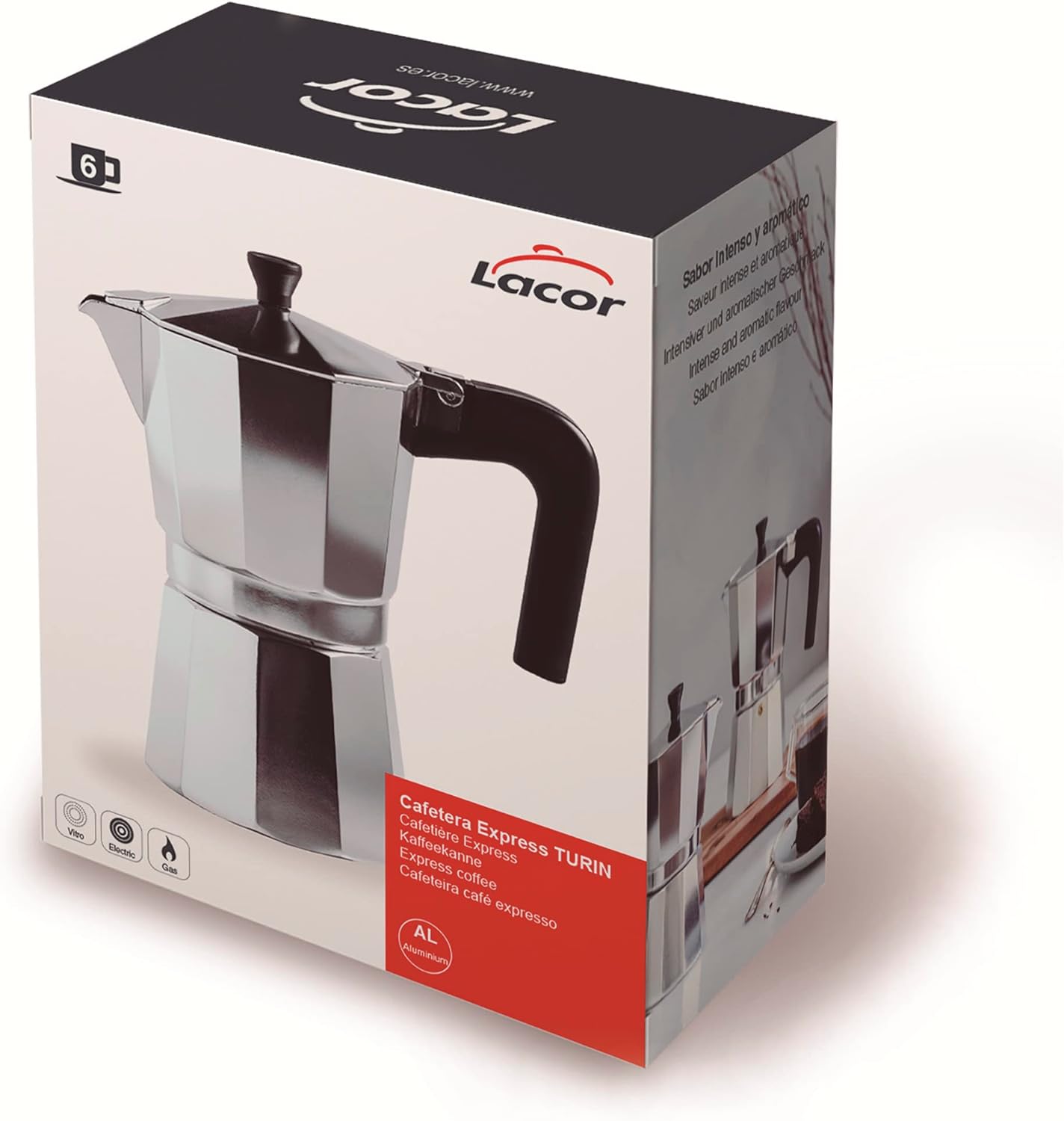 CAFETIERE EXPRESS TURIN 6 TASSES- LACOR