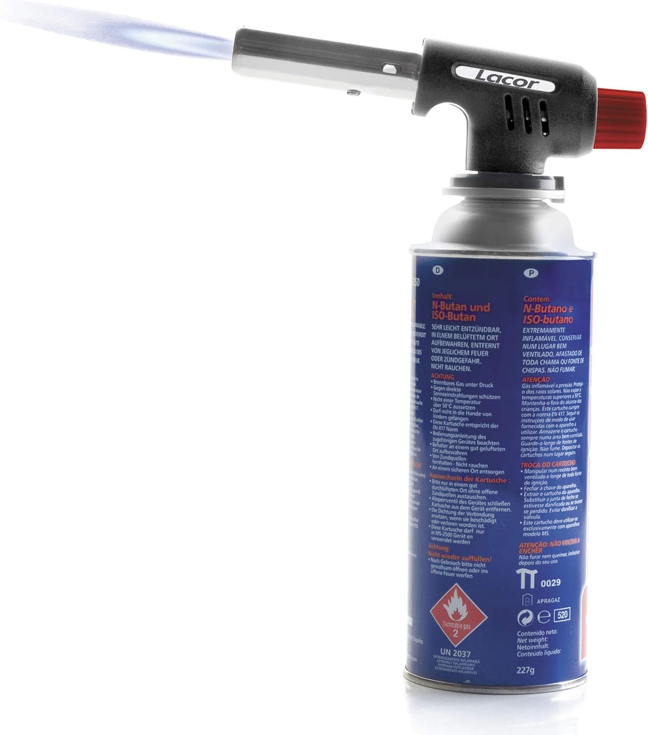 Tête de Chalumeau à Gaz Professionnel, Couleur Noire
