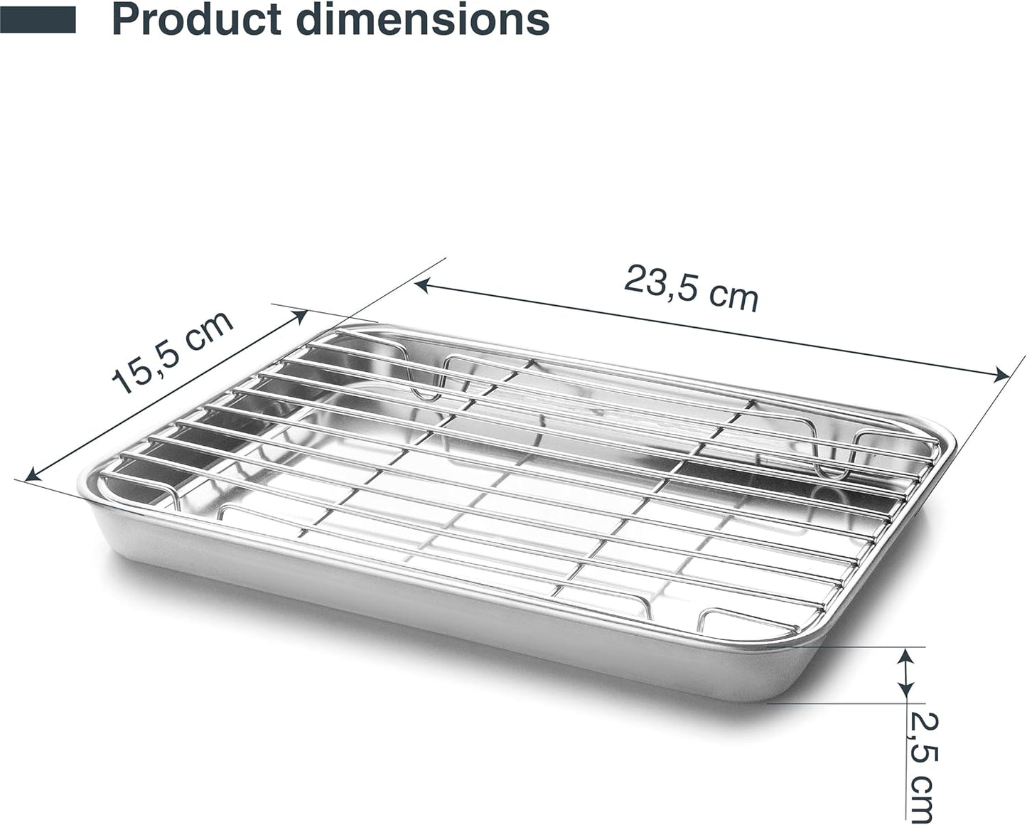 Plateau Essential Rack- 23,5 * 17,5 CM - LACOR