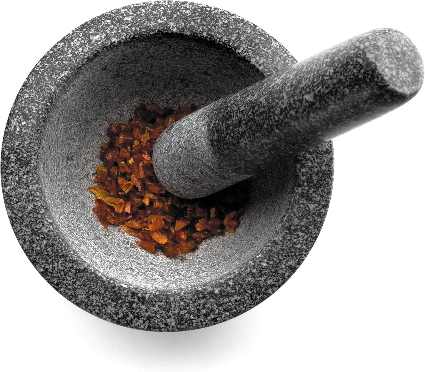 Mortier avec Pilon en Granit. 14 x 10 cm - LACOR
