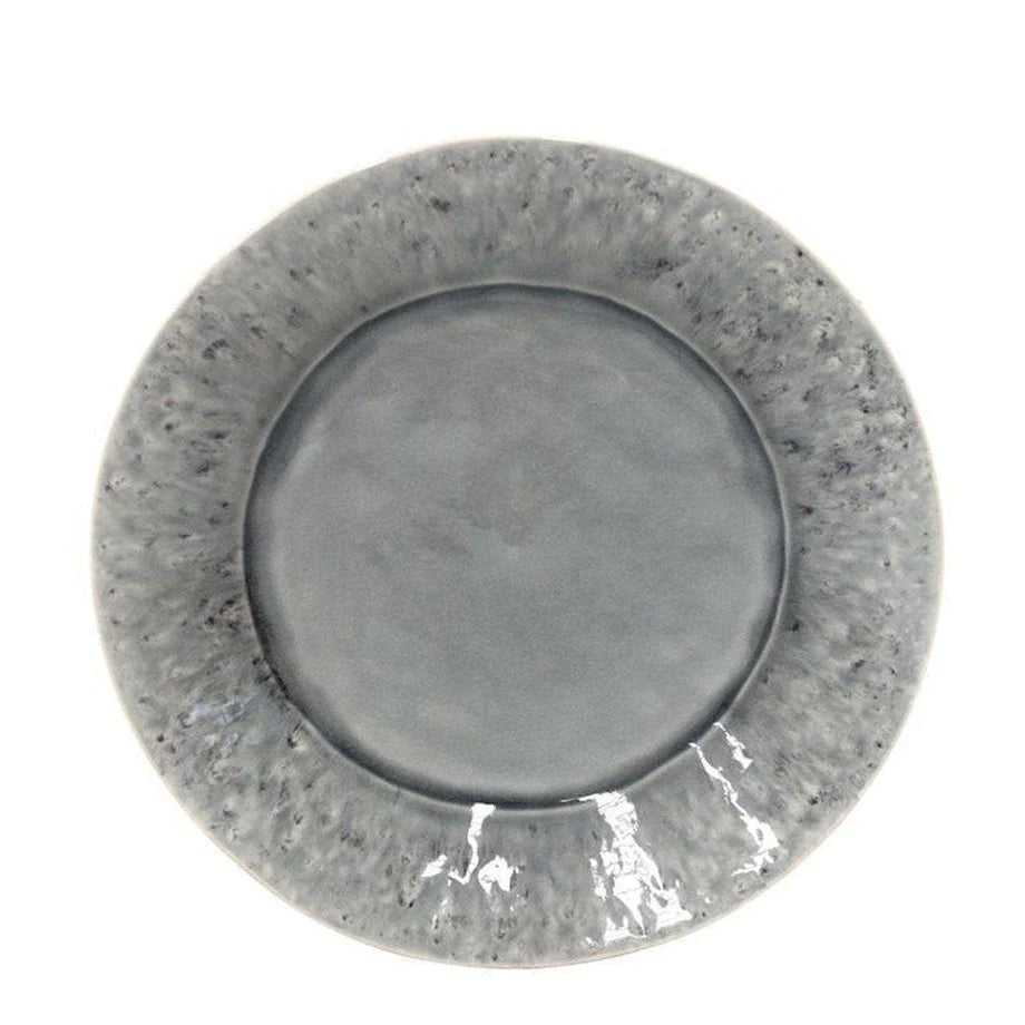 ASSIETTE EN GRÈS 27 CM- COULEUR GRISE- COSTA NOVA
