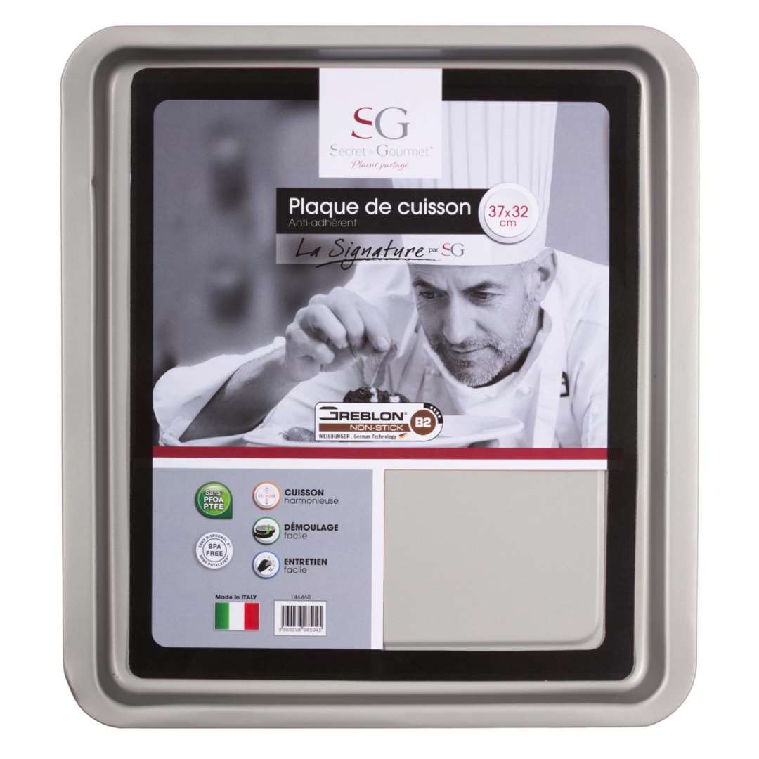 Plaque de cuisson en métal Pâtisse -24*34 cm
