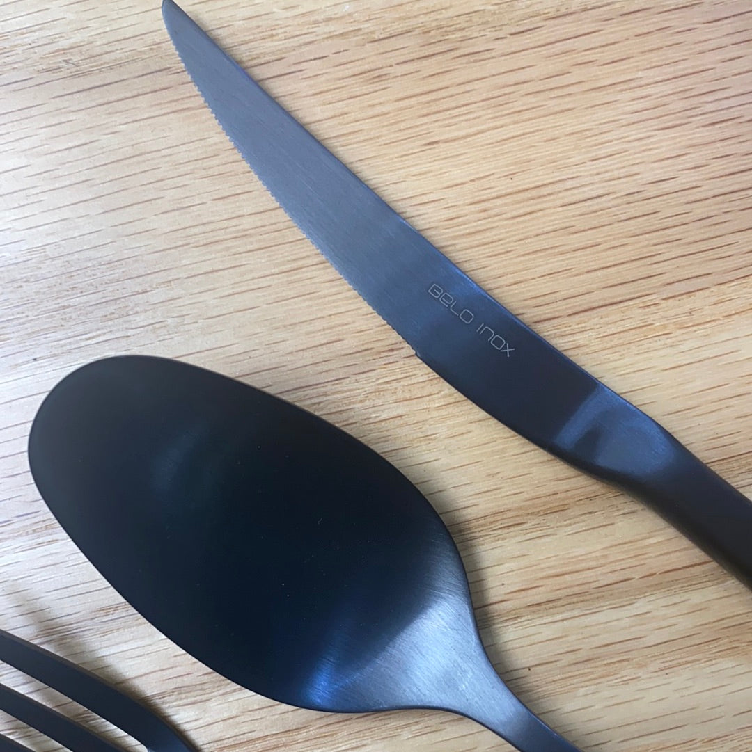 Ménagère Belo Titanium noire