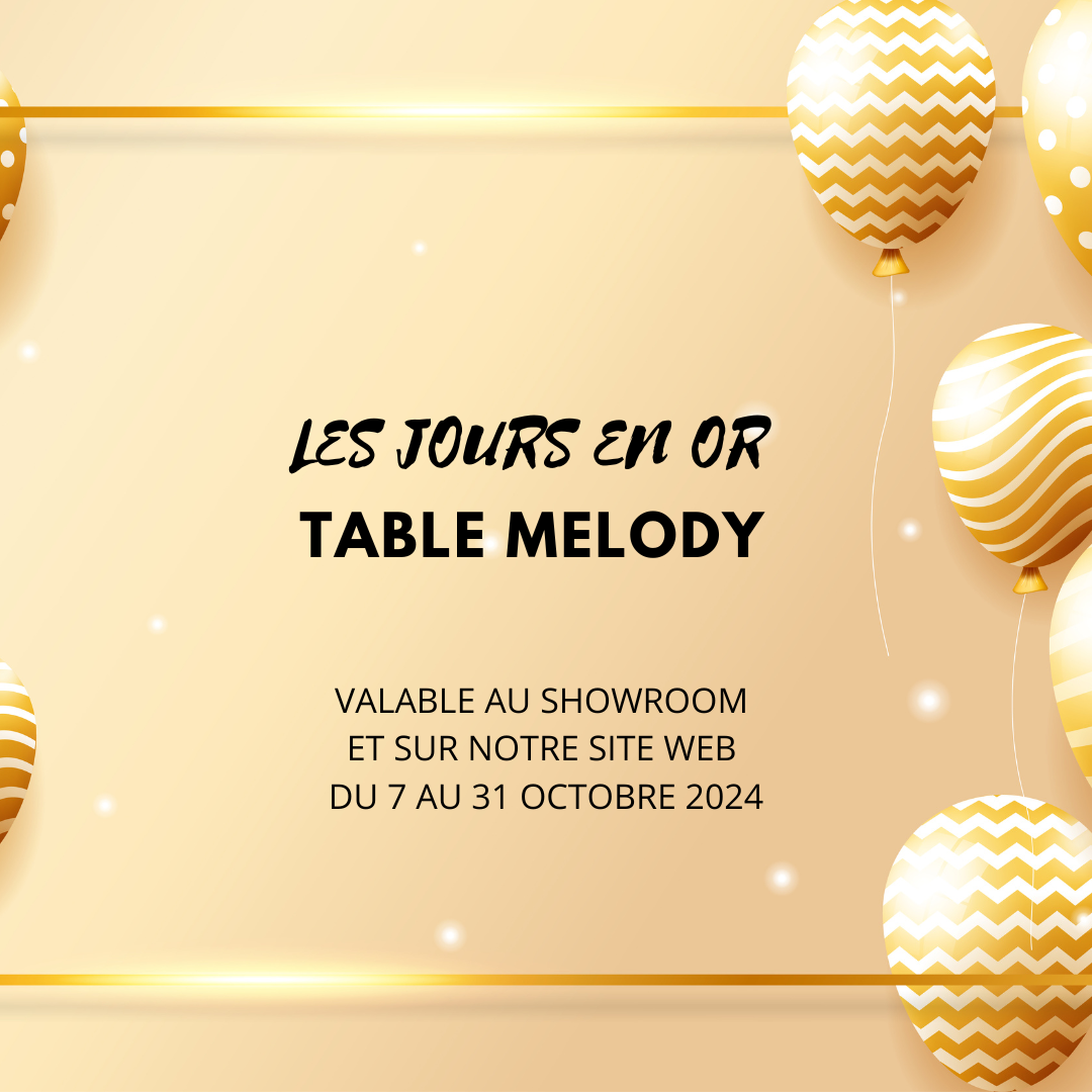 5EME ANNIVERSAIRE TABLE MELODY