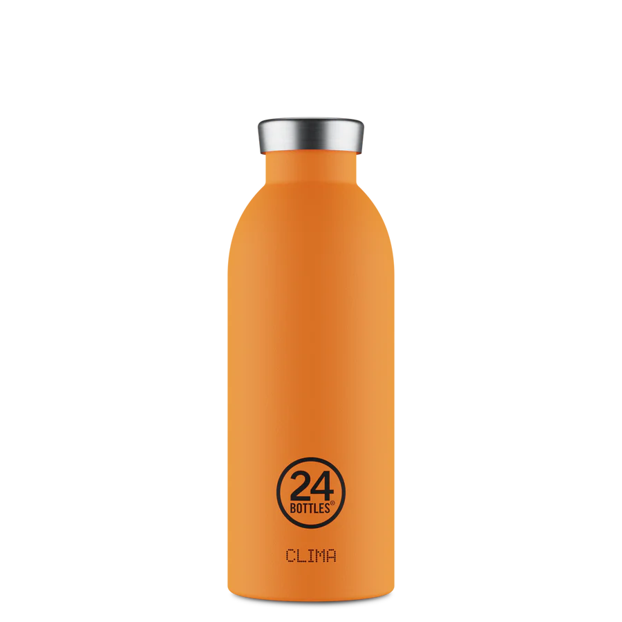 CLIMA BOTTLE 500ML STONE TOTAL ORANGE- 24BOTTLES