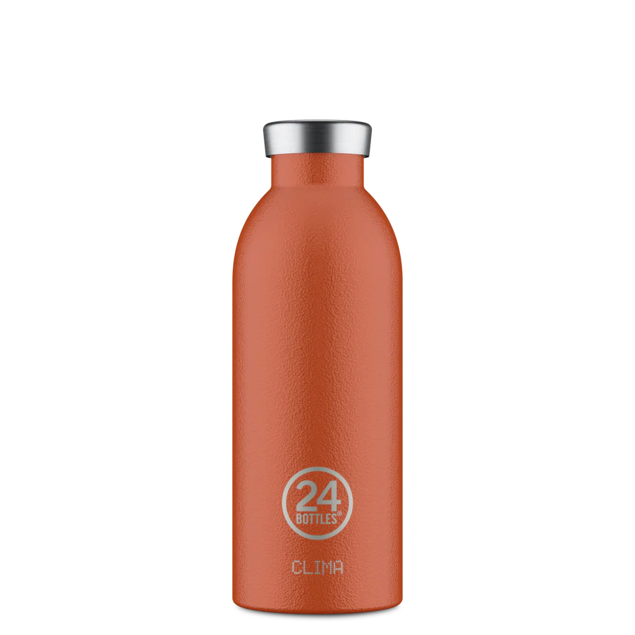 CLIMA BOTTLE 500ML STONE SUNSET ORANGE - 24BOTTLES