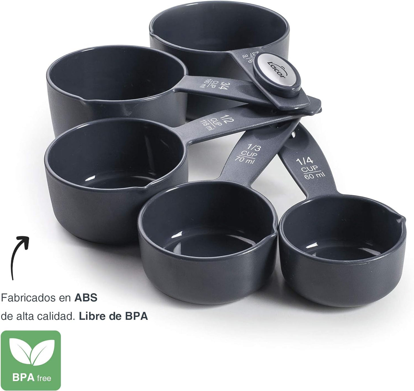 Ensemble de 5 Tasses à mesurer- LACOR