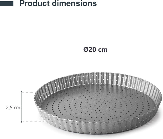 MOULE A TARTE PERFORE 20 CM- LACOR