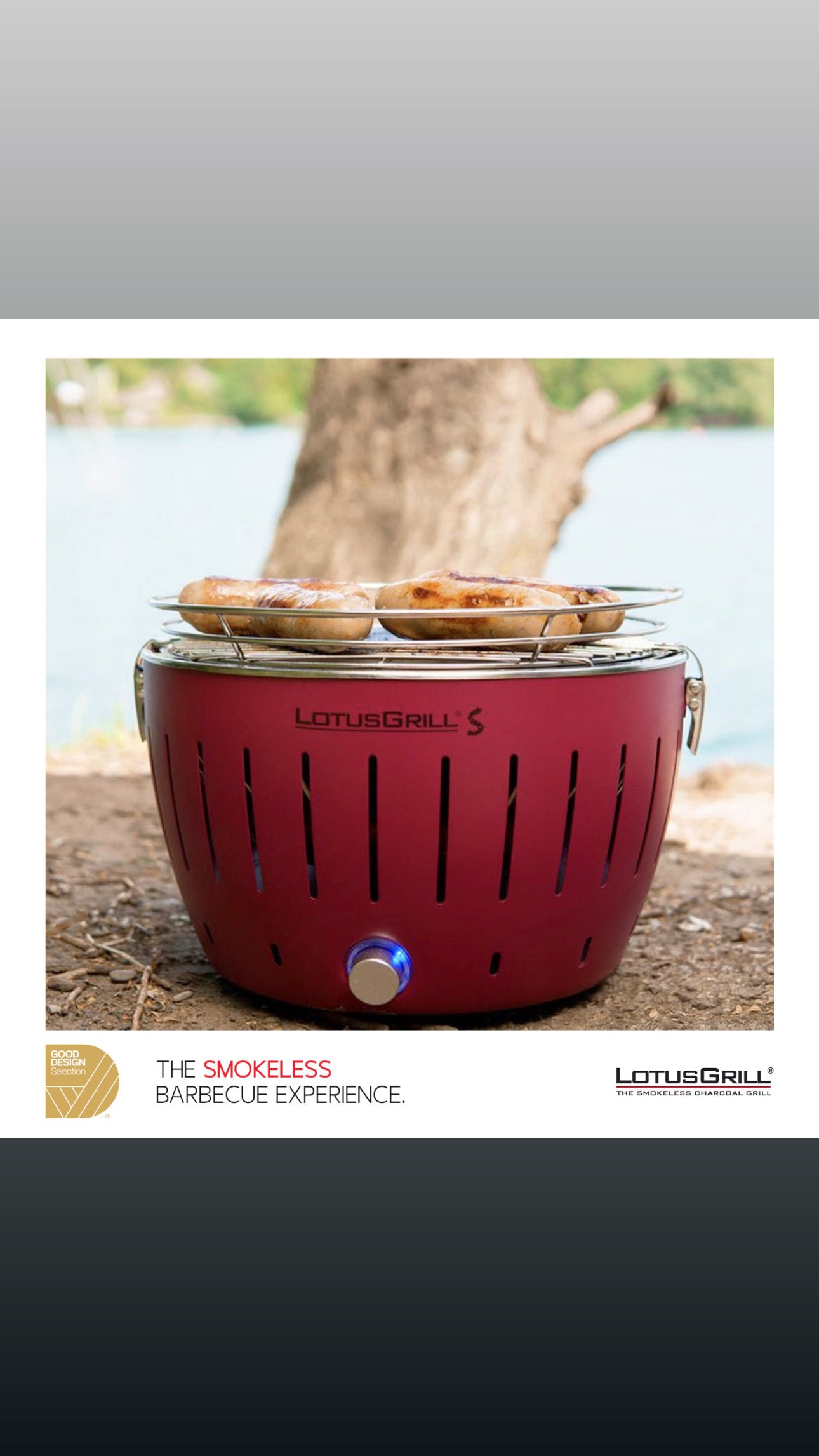 Barbecue transportable LOTUS GRILL- taille XL ROUGE