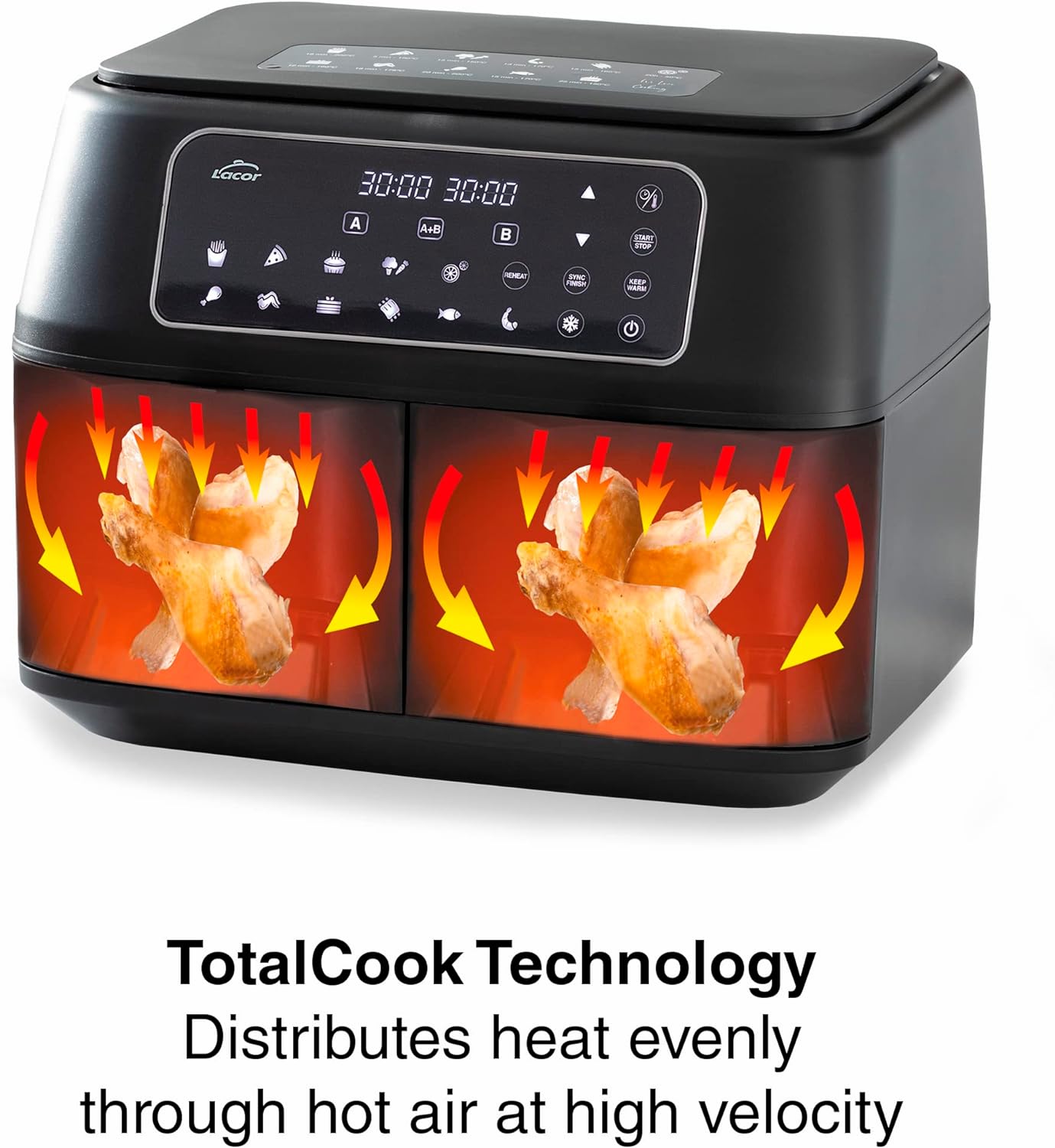 Air fryer double- LACOR