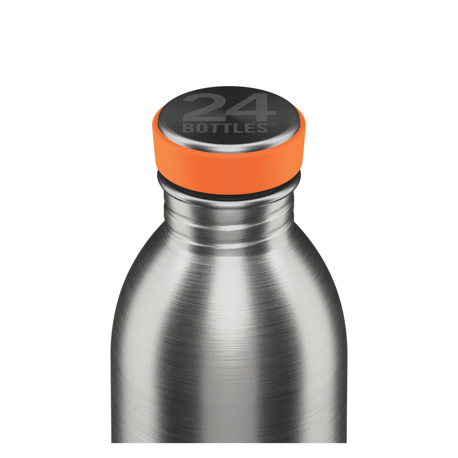 Urban Bottle 500ml Brushed Steel- 24BOTTLES