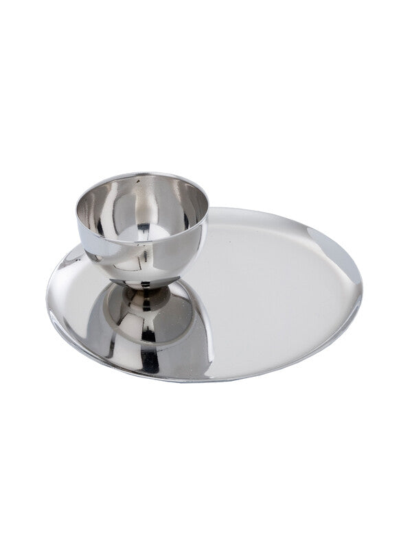 COQUETIER AVEC PLATEAU INOX- NARIN