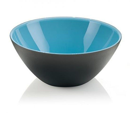 SALADIER MY FUSION BLEU ET NOIR 25 CM