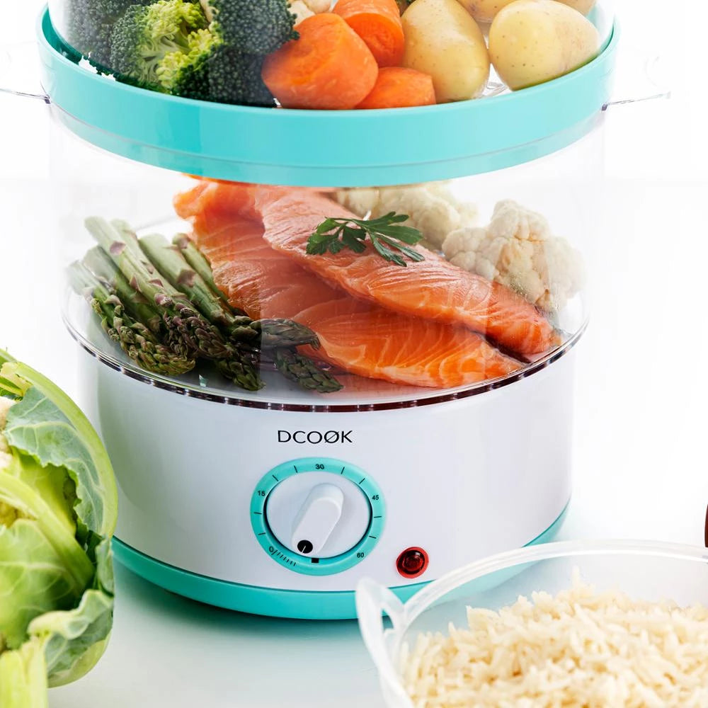 CUISEUR VAPEUR DOUBLE- DCOOK