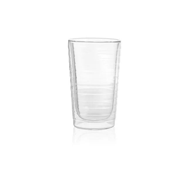 DUO DE VERRES A DOUBLE PAROI LATTE