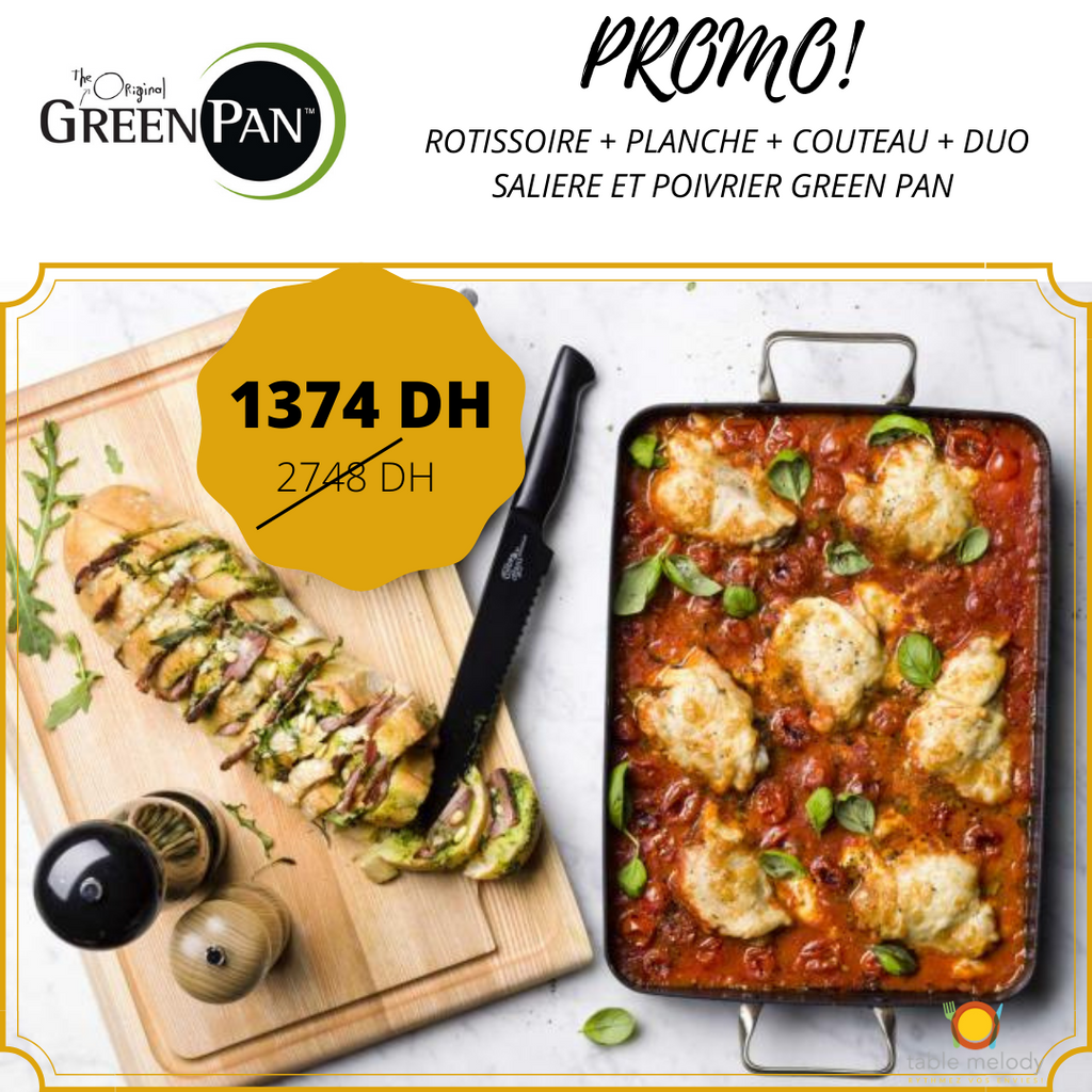 PACK CUISINE GREEN PAN