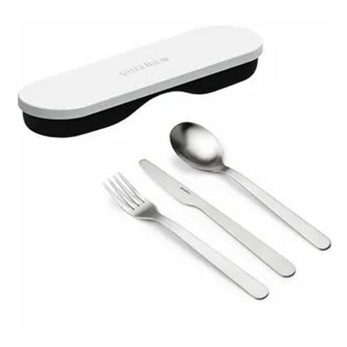 LUNCH BOX AVEC COUVERTS - BLANC ET NOIR- GUZZINI