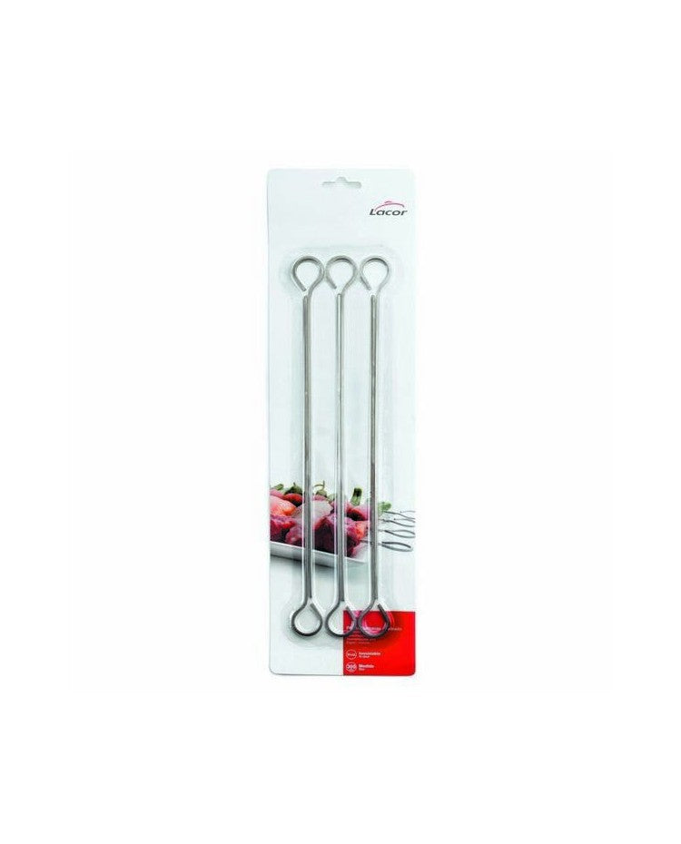 BROCHETTES EN INOX 20 CM- LACOR
